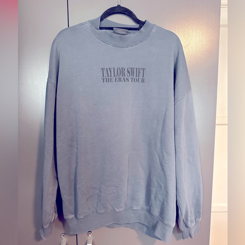 Taylor Swift Eras Tour Blue Crewneck NWT